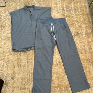 Figs blue scrubs